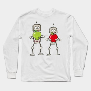 Apple Bots Long Sleeve T-Shirt